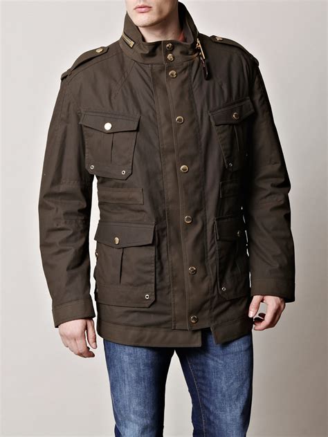 Burberry wax jackets for men